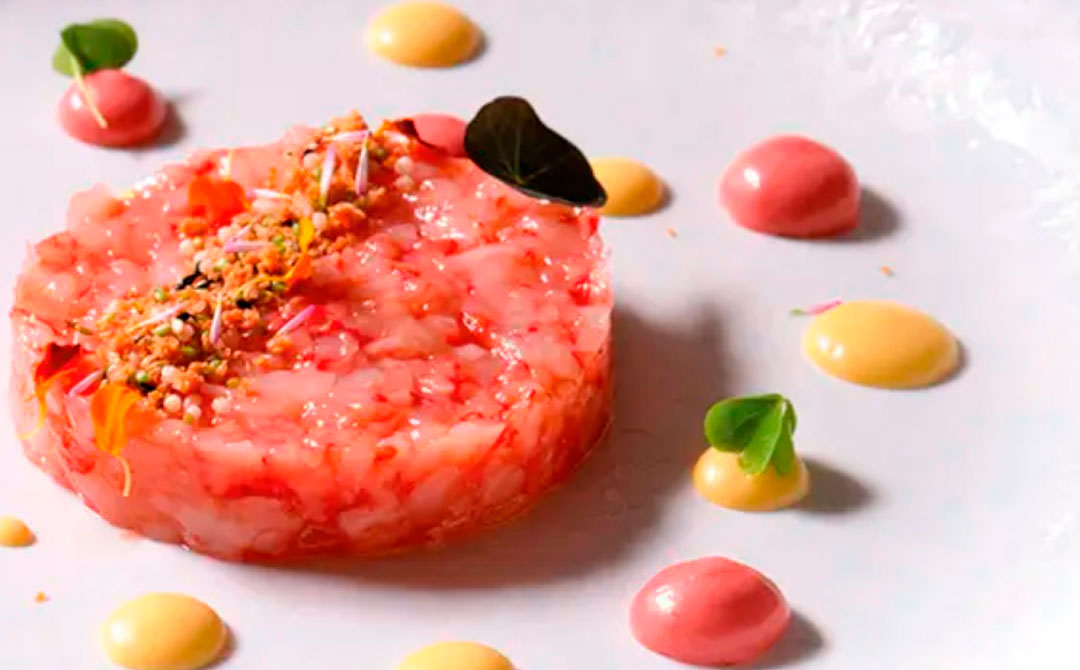 tartar gamba roja