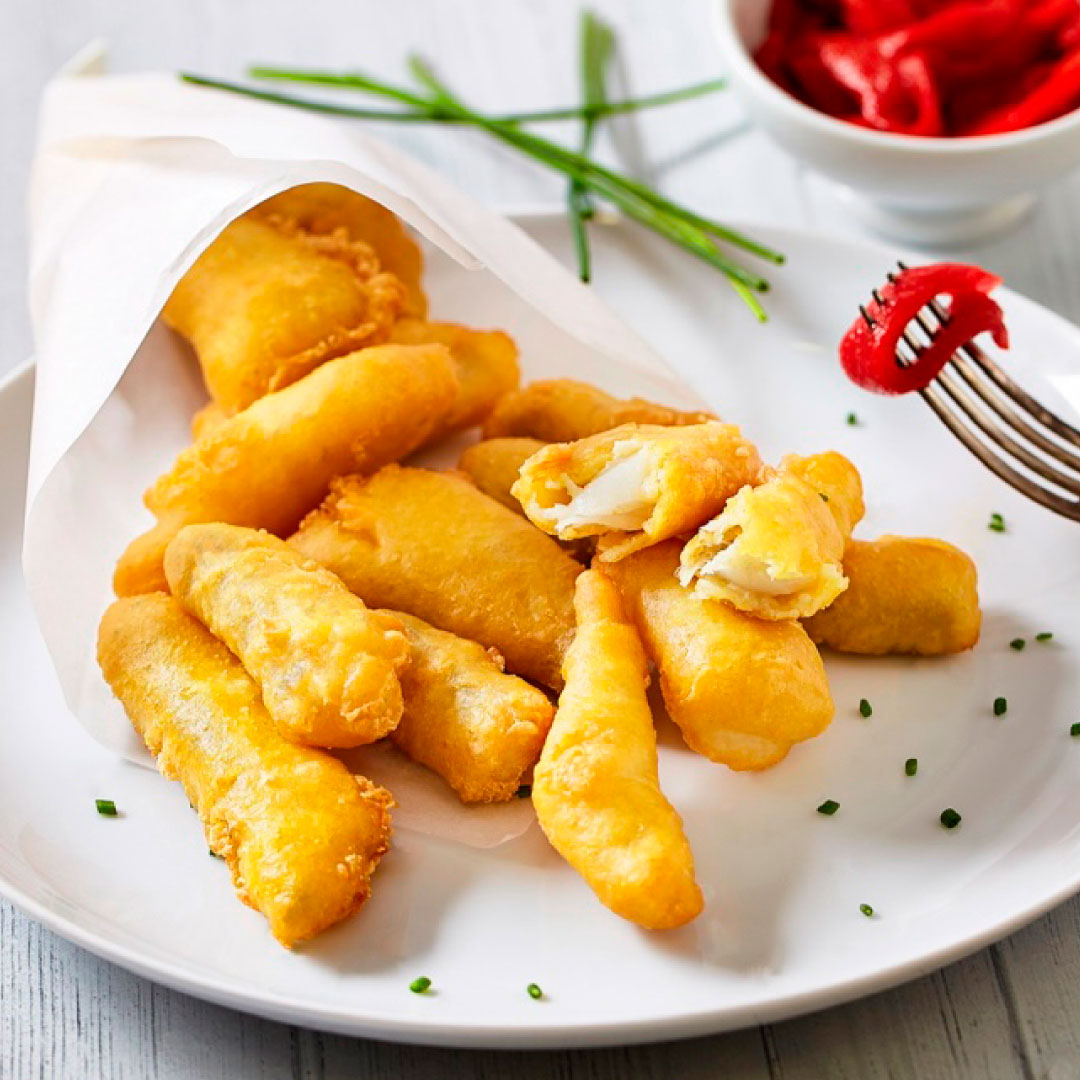 pavías de bacalao