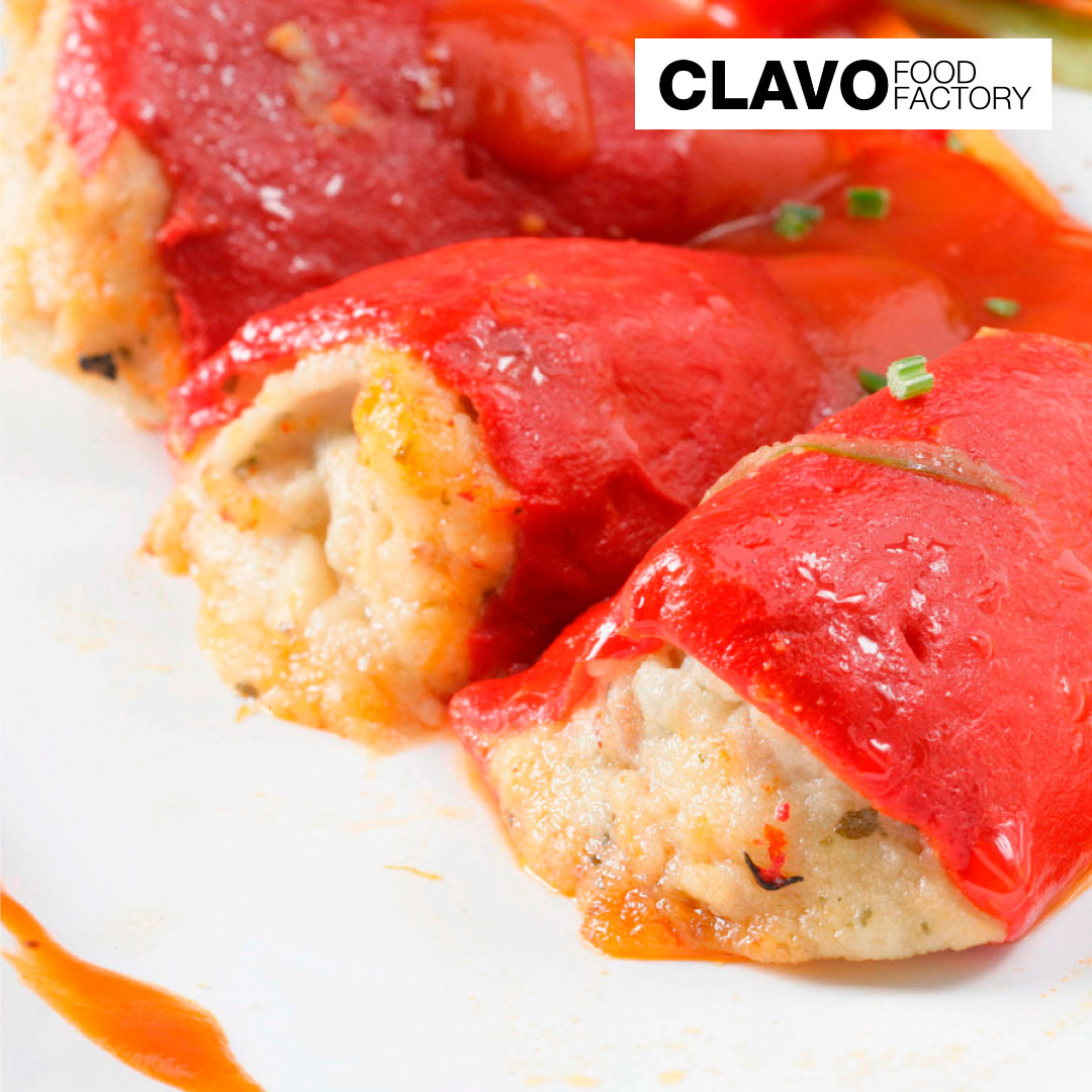 pimientos rellenos bacalao
